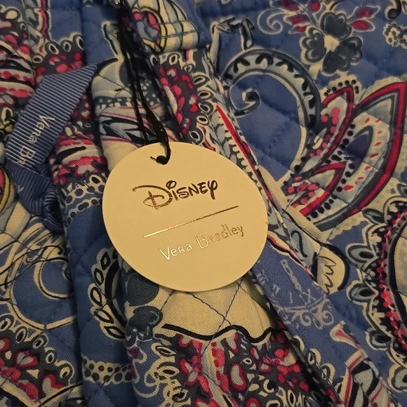 Vera Bradley DISNEY Cinderella Blue and Pink Paisley Bag - Picture 5 of 5